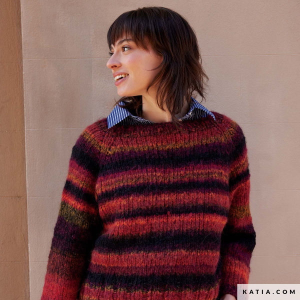 Журнал с моделями по пряже Katia  Woman-Man Multicolor 2. Арт 7923