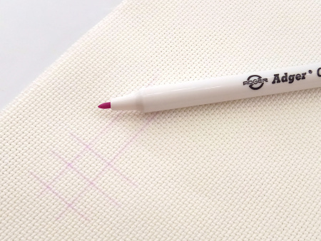 Маркер для разметки на ткани, линия 1 мм, цвет фиолетовый, исчезающий на воздухе, премиум. Арт 296.JP                  