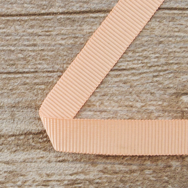 Лента репсовая SAFISA, 10 мм, 25 м, цвет 07 персиковый. Арт 350-10мм-07