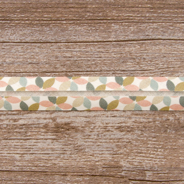 Косая бейка с рисунком SAFISA, арт.6630, 20 мм, 20 м, цвет 02. Арт 6630-20мм-02