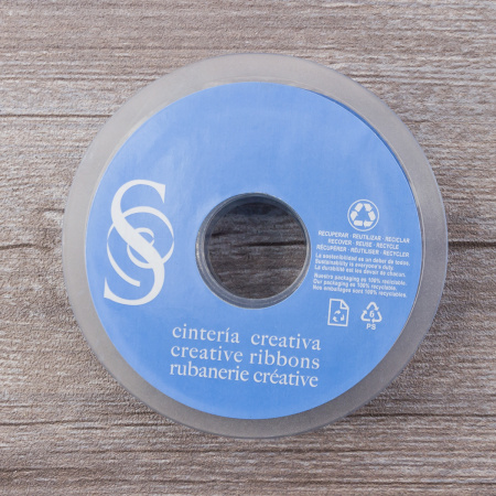 Шнур атласный SAFISA 1,5 мм, 25 м, цвет 42, голубой темный. Арт 470-42                  