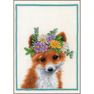 Набор для вышивания "Flower crown fox"  