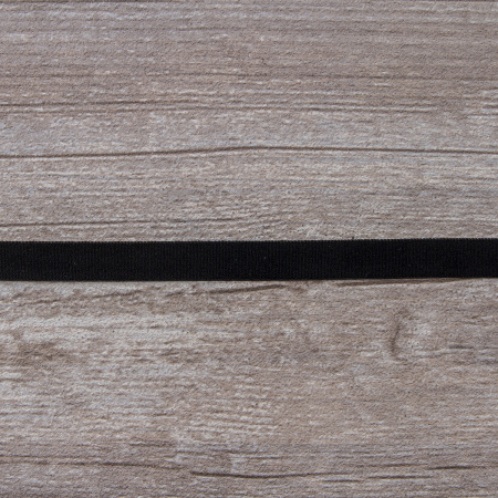 Резинка продежка, Safisa, 10 мм, цвет 01, черный. Арт 4784-10мм-01