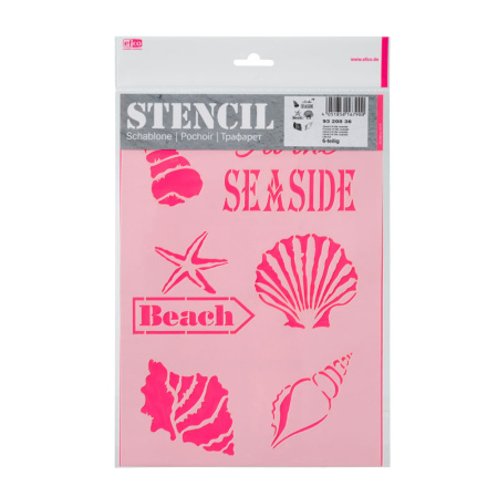 Трафарет "На берегу моря". Арт 9320836