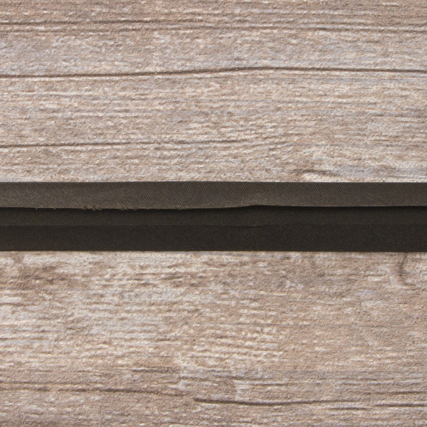 Косая бейка атласная  на блистере SAFISA, 20 мм, 2,5 м, цвет 17, темно-коричневый. Арт P06260-20мм-17          