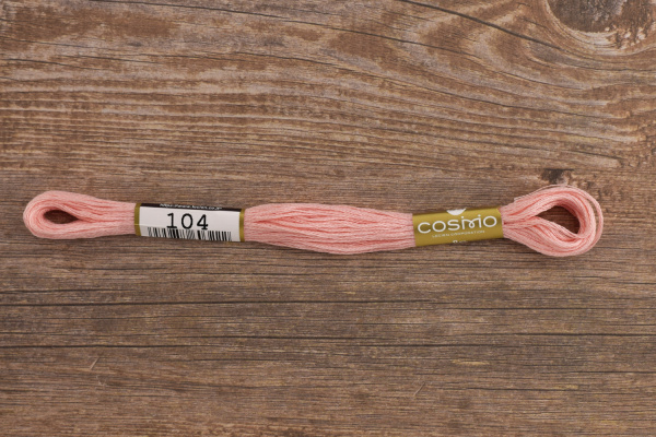 Мулине COSMO однотонный цвет  104       . Арт 25-6/104       