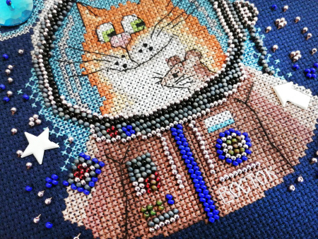 Набор для вышивания  "Вместе, хоть в космос". Арт 13.003.31