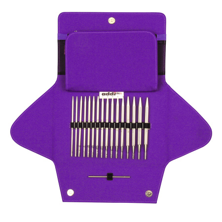 Набор круговых латунных спиц со сменными лесками addiClick by Woolly Hugs. Арт 680-2/000               