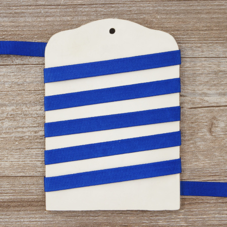 Лента репсовая SAFISA, 10 мм, 25 м, цвет 13 синий. Арт 350-10мм-13