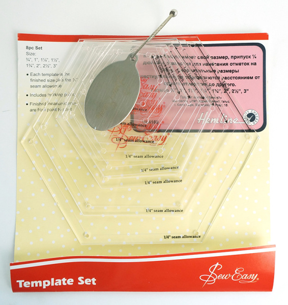 Набор лекал для заготовок-шестигранников, 8 размеров (3/4”,1”,1 1/4”,1 1/2”,1 3/4”, 2”, 2 1/2”, 3”). Арт NL4160