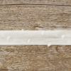 Косая бейка хлопок, 20 мм, 20 м, цвет 02, цвет белый. Арт 6552-20мм-02    