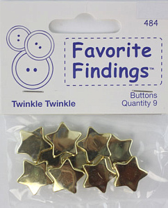 Пуговицы Favorite Findings "Мерцание". Арт 550000484                