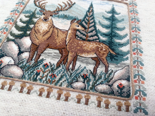 Набор для вышивания "Олени". Арт 03.017.11