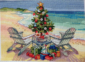 Набор для вышивания: "Новый год на пляже"