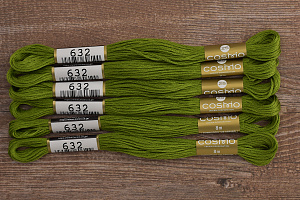 Мулине COSMO однотонный цвет  632       . Арт 25-6/632       