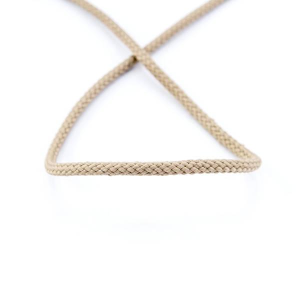 Шнур плетеный SPIRAL ( SAFISA), 4 мм, 25 м, цвет персиковый айвори. Арт 25281-4-21