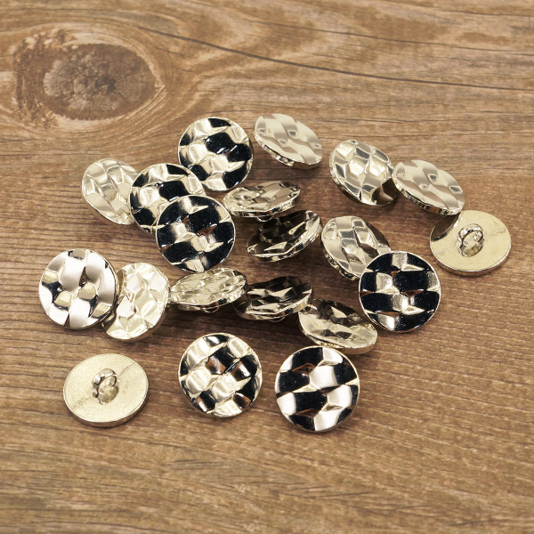 Пуговица DISBOTON, размер 24 цвет C/09 NIKEL-NIKEL-FR ART.2485. Арт 32889240000980D