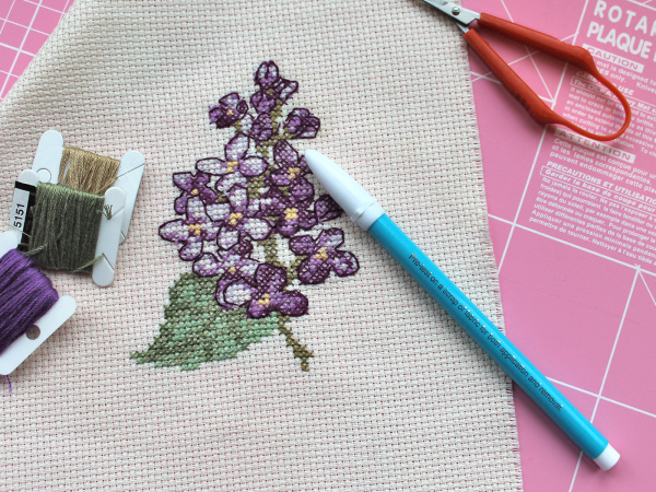 Маркер для разметки на ткани, линия 1 мм, цвет голубой, смываемый водой. Арт 295                     