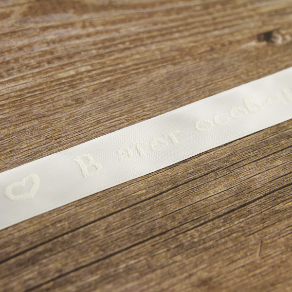 Лента с рисунком SAFISA, арт.P09142R-15мм, 2м, ,цвет 56 кремовый. Арт P09142R-15мм-56         