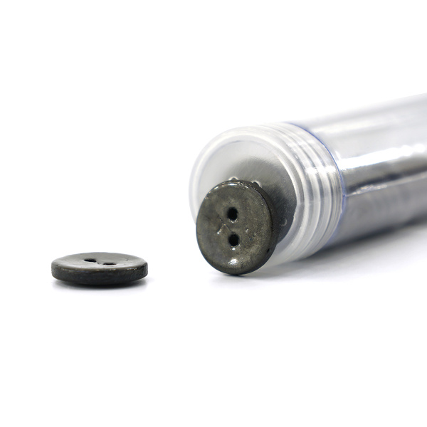 Пуговицы CONCEPT, размер 24, кокос, цвет COL.9 темно-серый. Арт 1919H-024-COL.9