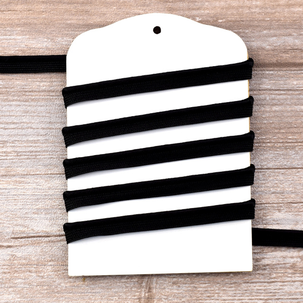 Кант декоративный, 2,5 мм, цвет черный. Арт 843212400A7001          