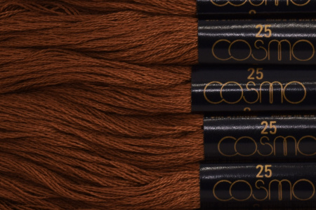 Мулине COSMO однотонный цвет  310       . Арт 25-6/310       