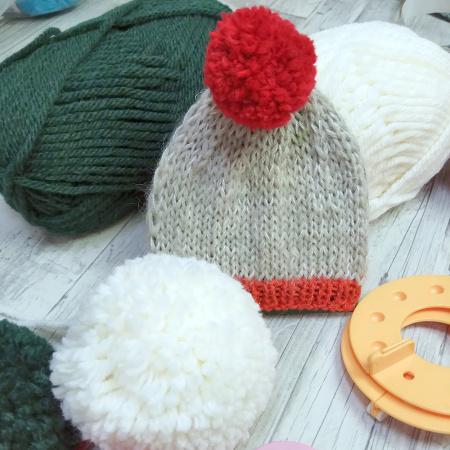 Набор устройств для изготовления помпонов addiMoon. Арт 420-7/000