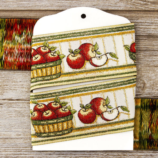 Лента жаккард SAFISA, 50 мм, 15 м, цвет 03. Арт 9217-50мм-03