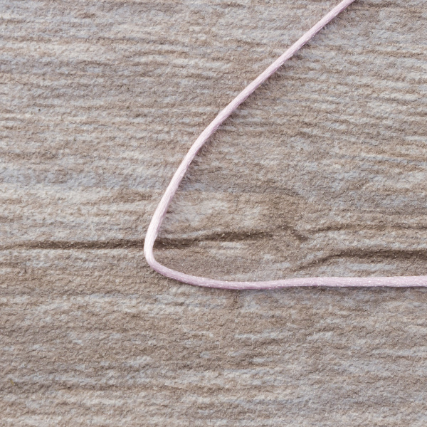 Шнур атласный SAFISA 1,5 мм, 25 м, цвет 05, розовый. Арт 470-05                  