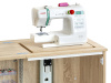 Стол раскладной для швейной машины COMPACT, МДФ, 600 х 440 х 760 мм, цвет дуб. Арт TLM.C-O001                  