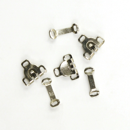 Крючок и плоская петля пришивные, 3 пары. Арт 430.XS/G002