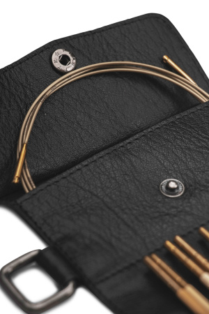 Органайзер для спиц и крючков "Carita D" Black. Арт QB-4620/Black