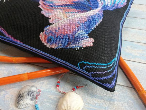 Набор для изготовления наволочки "Бетта рыбы". Арт 14.001.32