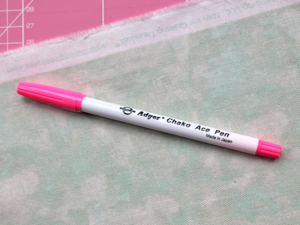 Маркер для разметки на ткани, линия 1 мм, цвет фиолетовый, исчезающий на воздухе, премиум. Арт 296.JP                  