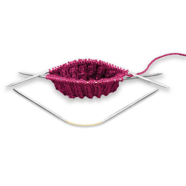 Спицы чулочные гибкие, супергладкие, addiCraSyTrio SHORT №3.25, 21 см. Арт 160-2/3.25-21