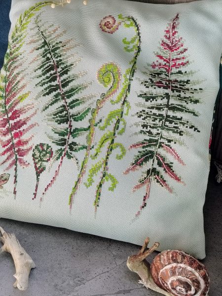 Набор для создания наволочки "Папоротник". Арт 14.001.38