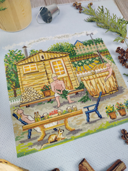 Набор для вышивания "Дача. Баня" . Арт 11.005.08