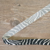 Лента атласная на картонной мини-катушке "Зебра принт". Арт VR15.545