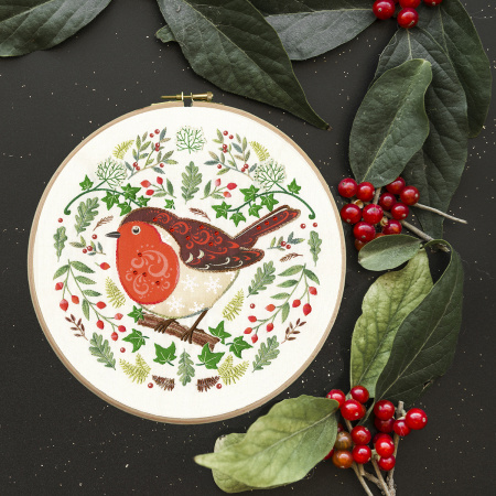 Набор для вышивания "Folk Robin". Арт EKP3