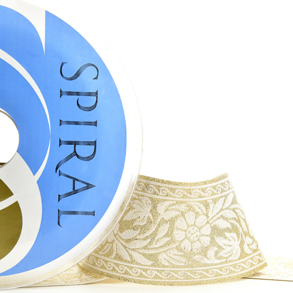 Лента жаккардовая с люрексом SAFISA арт.9251, 25 мм, 15 м. Арт 9251-25мм-101