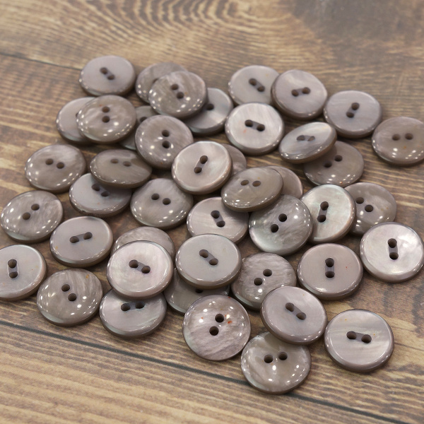 Пуговицы CONCEPT Mother of Pearl, размер 24, полиэстер, цвет COL.62. Арт 75315-024-COL.62