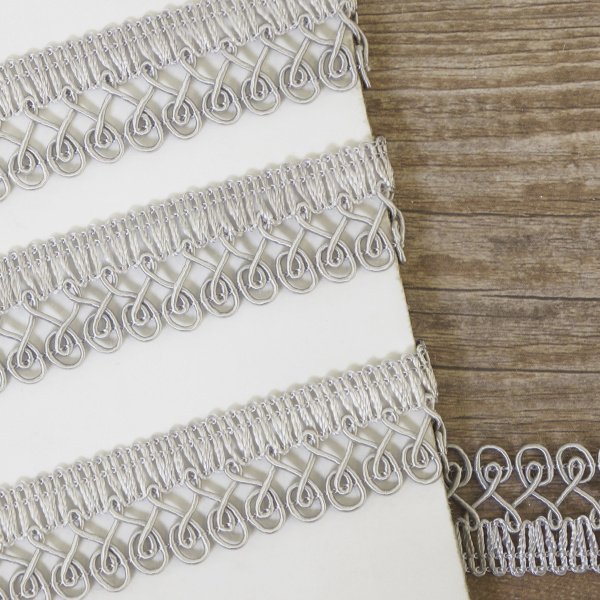 Тесьма PEGA тип интерьерная, цвет серый, 18 мм. Арт 844111218A1001