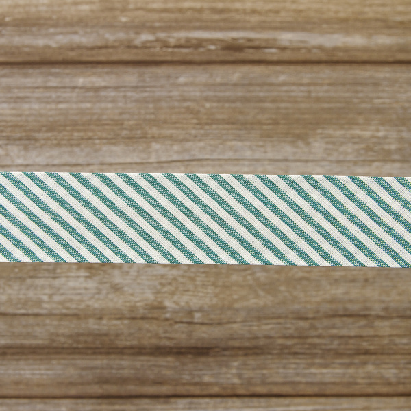 Косая бейка с рисунком SAFISA, арт.6282, 30 мм, 25 м, цвет 43. Арт 6282-30мм-43