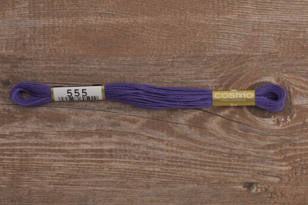 Мулине COSMO однотонный цвет  555       . Арт 25-6/555       