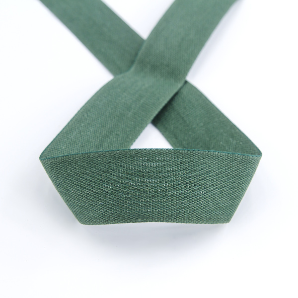 Тесьма киперная хлопковая на блистере SAFISA, 25 мм, 2 м , цвет 43, темно-зеленый. Арт P00260C-25мм-43         