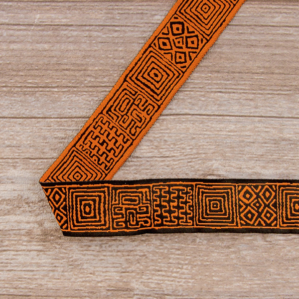 Лента жаккардовая SAFISA, 20 мм, 15 м, цвет 02. Арт 9273-20мм-02