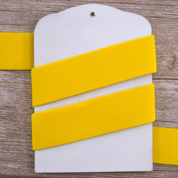 Резинка, цвет желтый, 30 мм. Арт 821782830L4202          