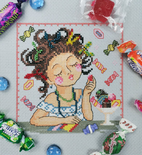 Набор для вышивания  "Сластена". Арт 13.003.49