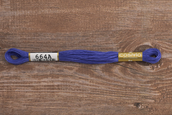 Мулине COSMO однотонный цвет  664       . Арт 25-6/664       