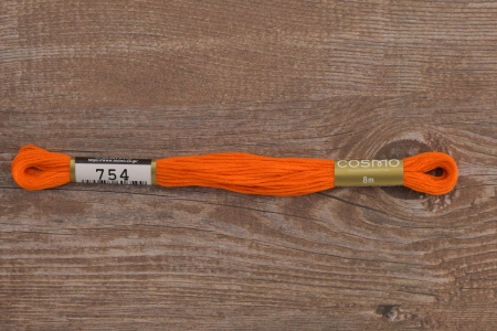 Мулине COSMO однотонный цвет  754       . Арт 25-6/754       